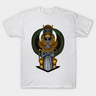 The alien Nefertiti - Color version T-Shirt